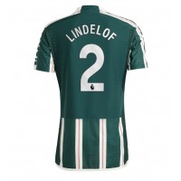 Billiga Manchester United Victor Lindelof #2 Borta fotbollskläder 2023-24 Kortärmad